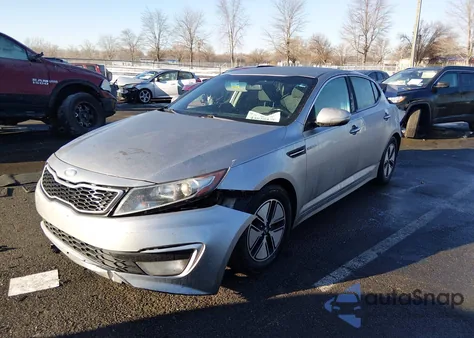 2013 Kia Optima Hybrid Lx from USA, damaged, VIN KNAGM4AD9D5043611